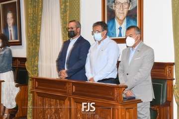 Lara Collado retrata en el Pleno de Telde la realidad de la lacra machista/Francisco Javier Santana: